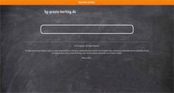 Desktop Screenshot of kg-praxis-herting.de