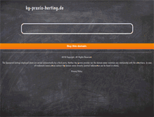 Tablet Screenshot of kg-praxis-herting.de